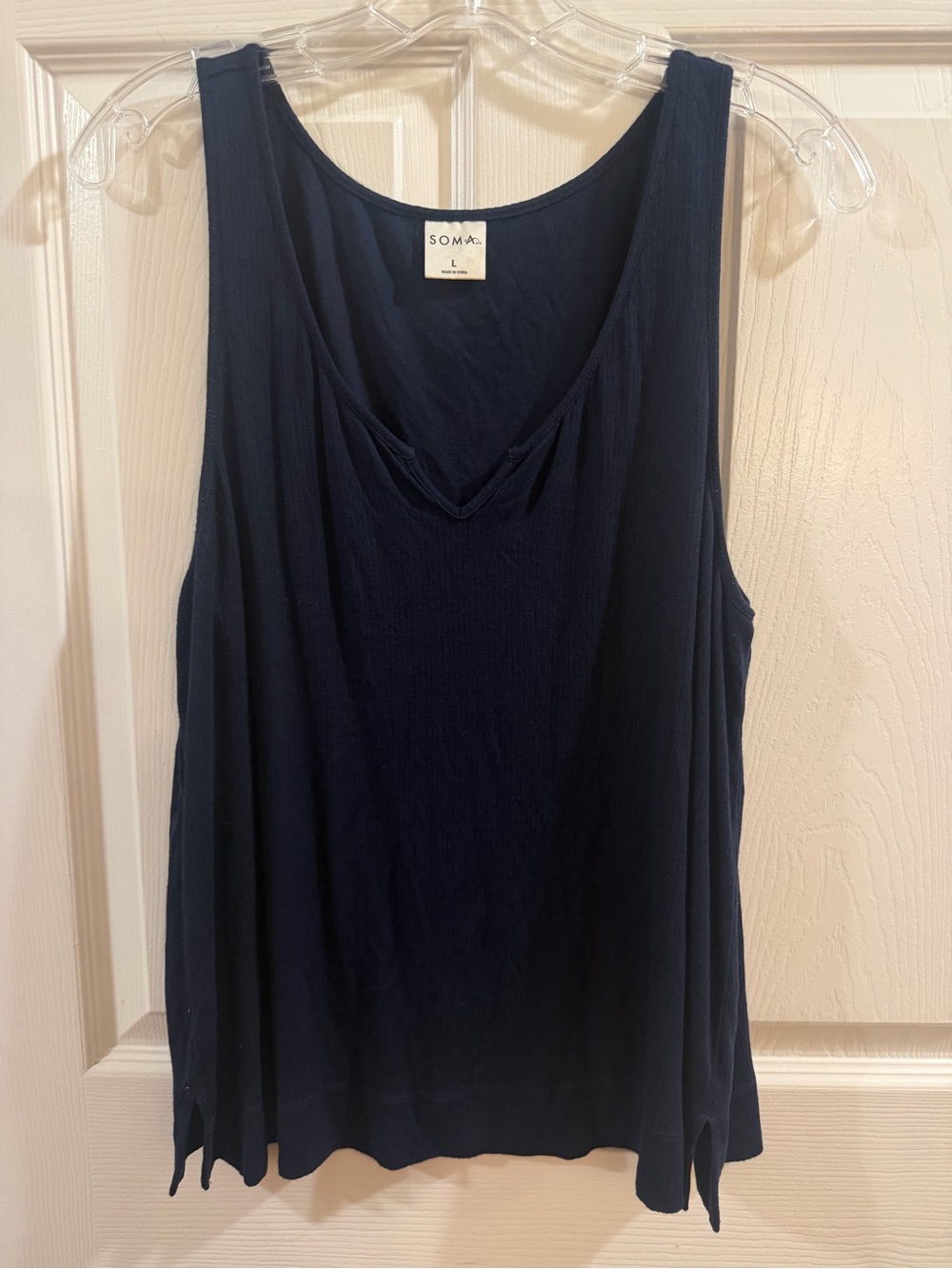 Soma Navy Blue Tank Top